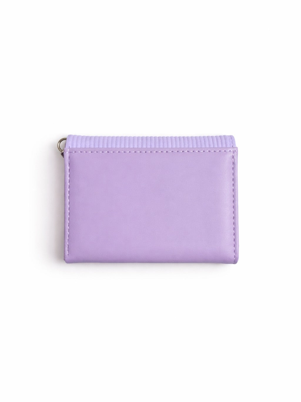 Vertical Stripe Mini Trifold Wallet - Purple