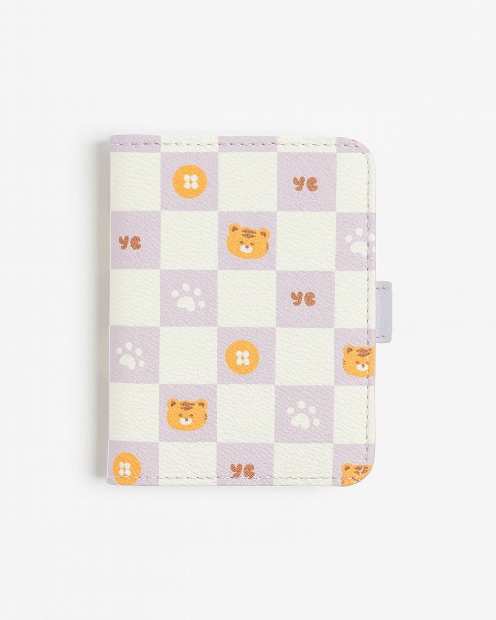 Paw Solid Card Holder – Purple