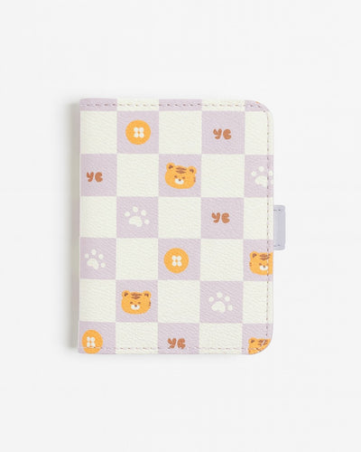 Paw Solid Card Holder – Purple