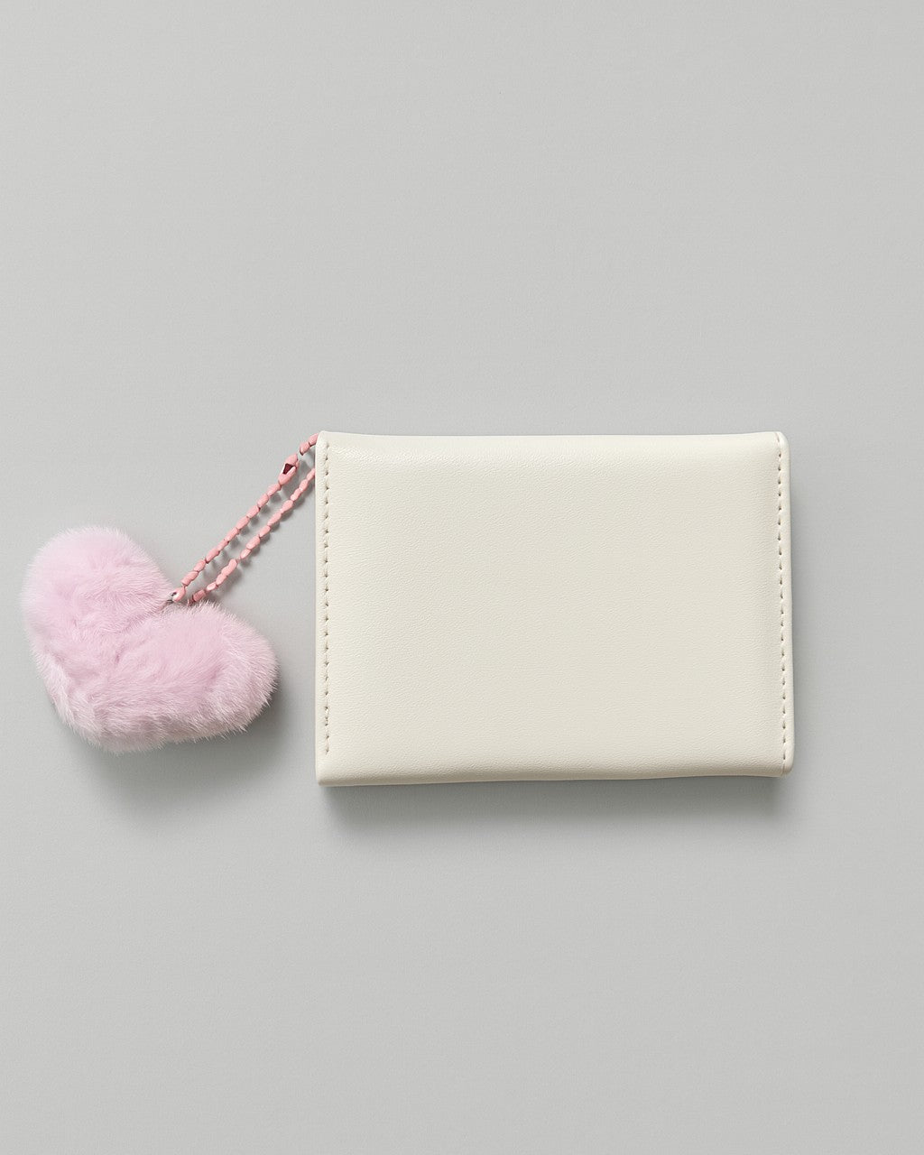 You & Me Mini Trifold Wallet - Beige
