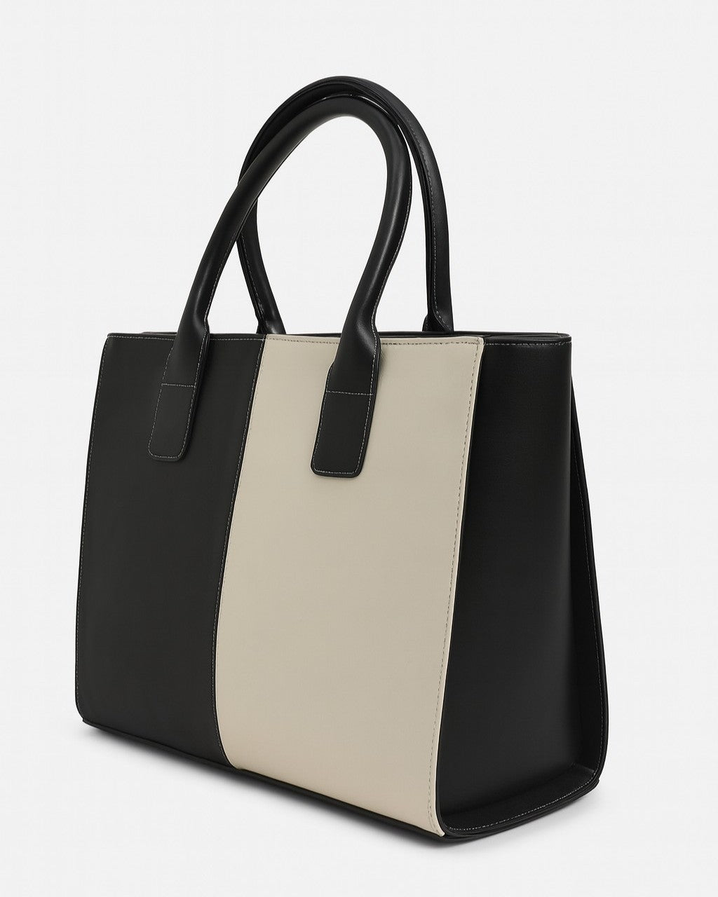 Modern Luxe Laptop Tote Bag - Black