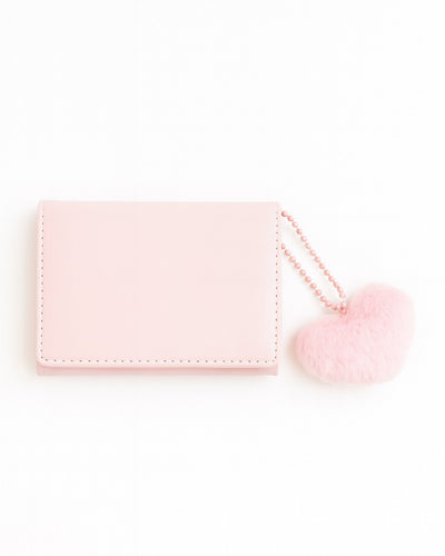 You & Me Mini Trifold Wallet - Pink