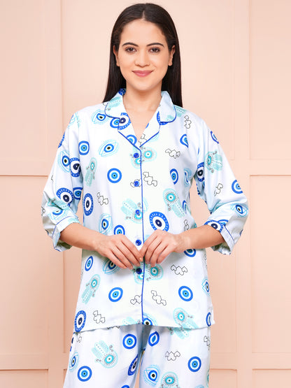 LIGHT EVIL EYE NIGHT SUIT