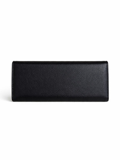 D Trifold Wallet - Black