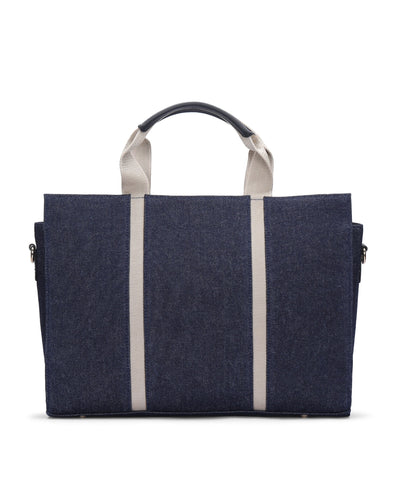Denim Laptop Tote Bag