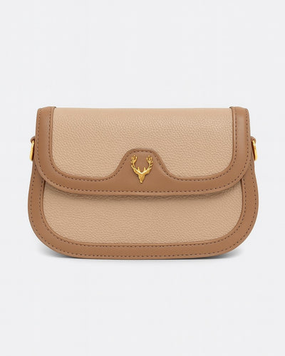 Deer 2 Compartment Sling Bag - Khaki