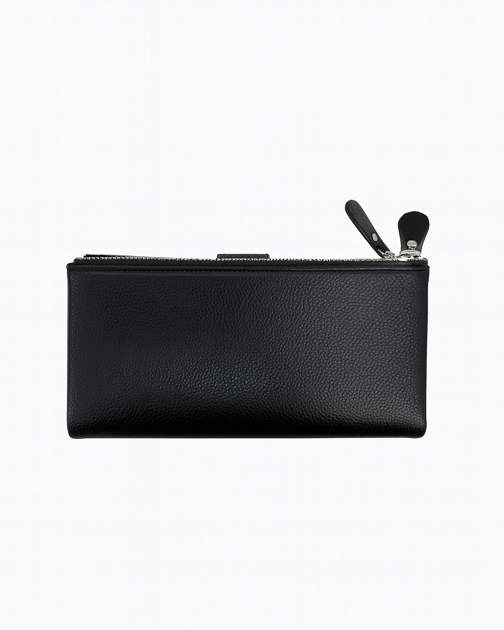 Double Pocket Soft Wallet - Black