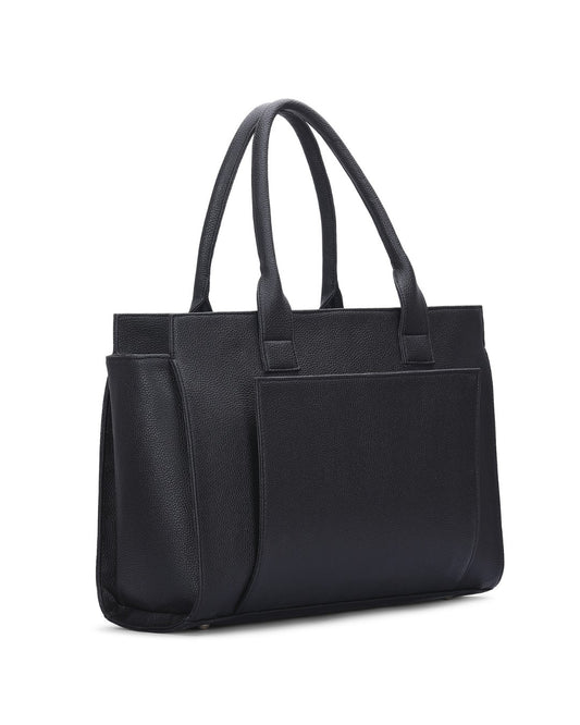 Elite Laptop Tote Bag - Black