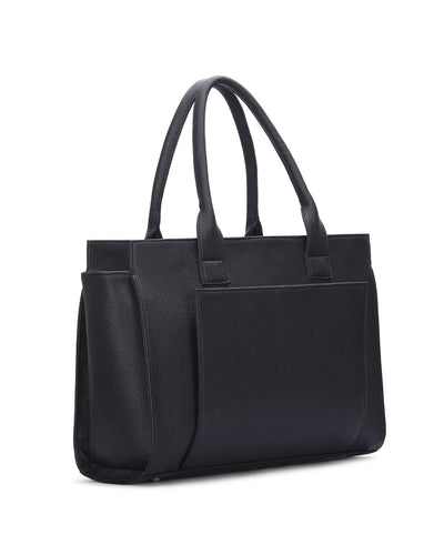 Personalized Elite Laptop Tote Bag - Black