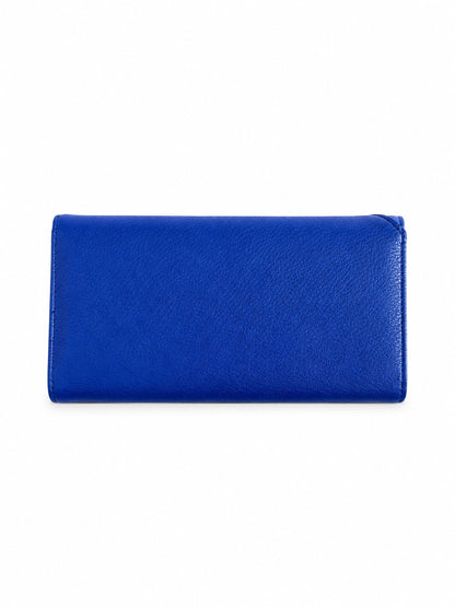 Geometric Chic Trifold Wallet - Blue
