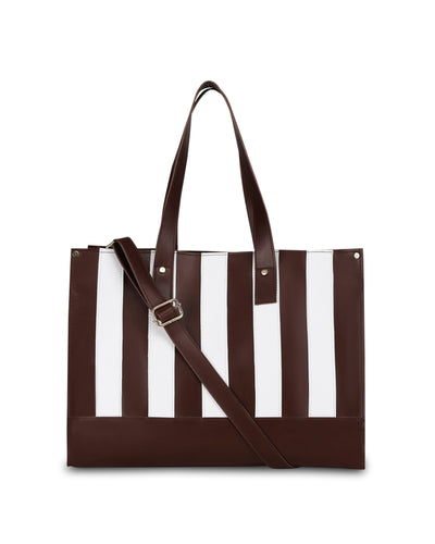 The Expansion Tote Bag - Brown