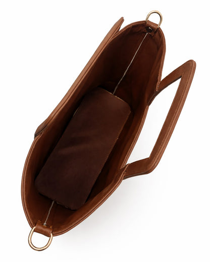 Everyday Frame Tote Bag - Beige