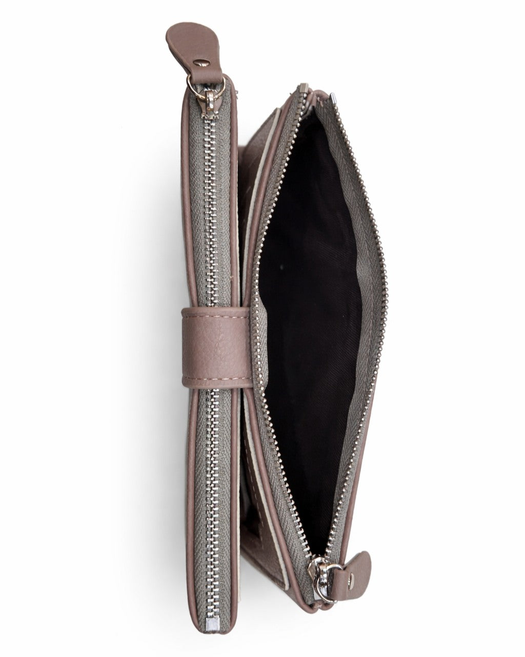 Double Pocket Soft Wallet - Mauve