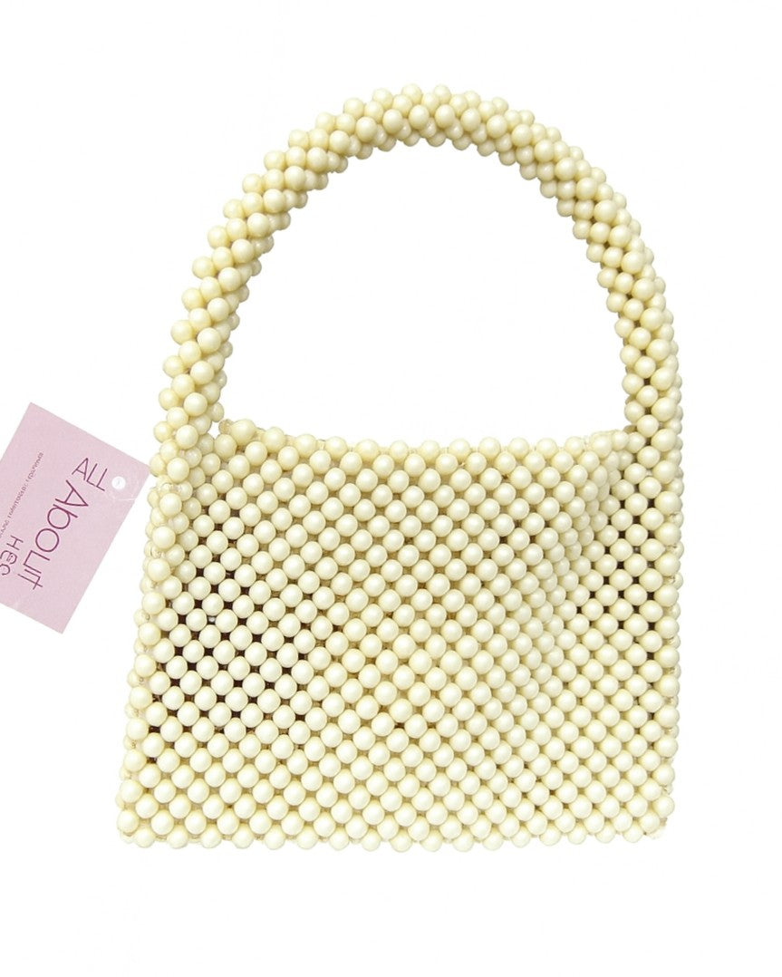 Square Pearl Hand Bag