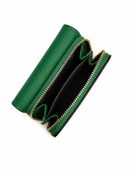 Emerald Green Mini Trifold Wallet