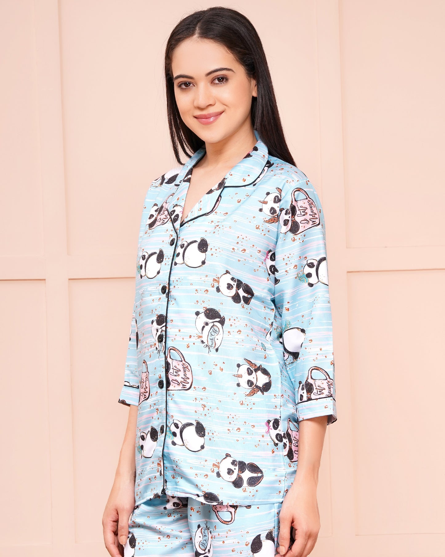 TEDDY PRINT NIGHT SUIT