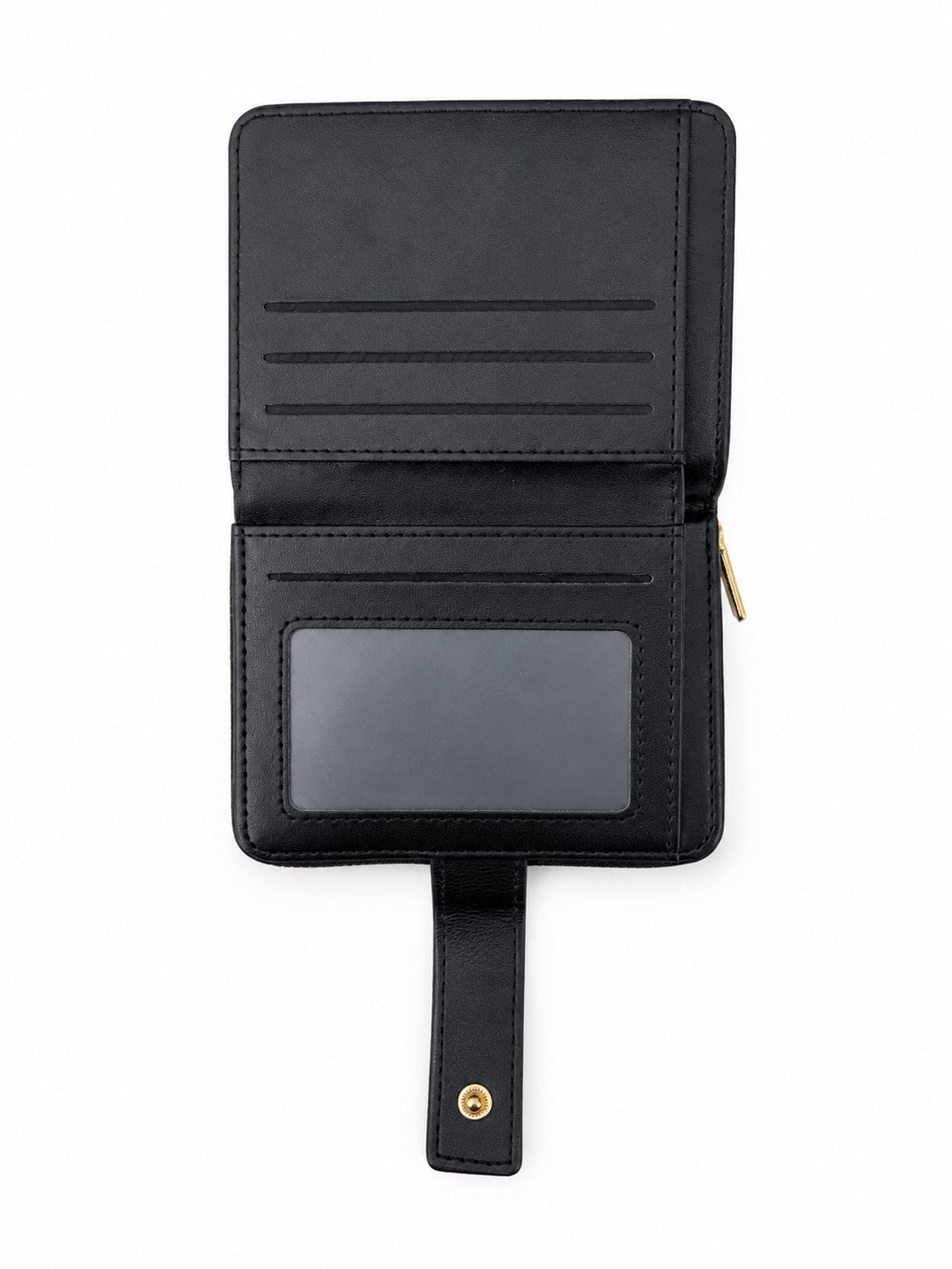 Compact PL Twofold wallet - Black