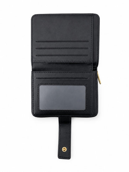 Compact PL Twofold wallet - Black