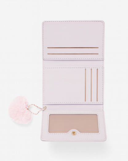 You & Me Mini Trifold Wallet - Purple