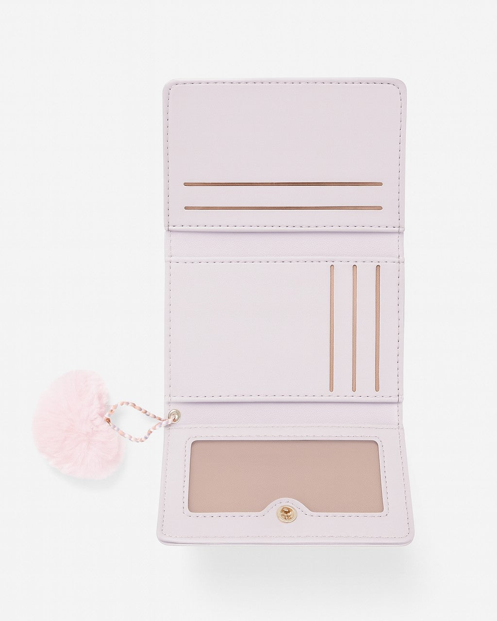 You & Me Mini Trifold Wallet - Purple