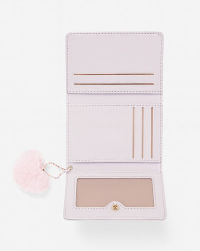 You & Me Mini Trifold Wallet - Purple