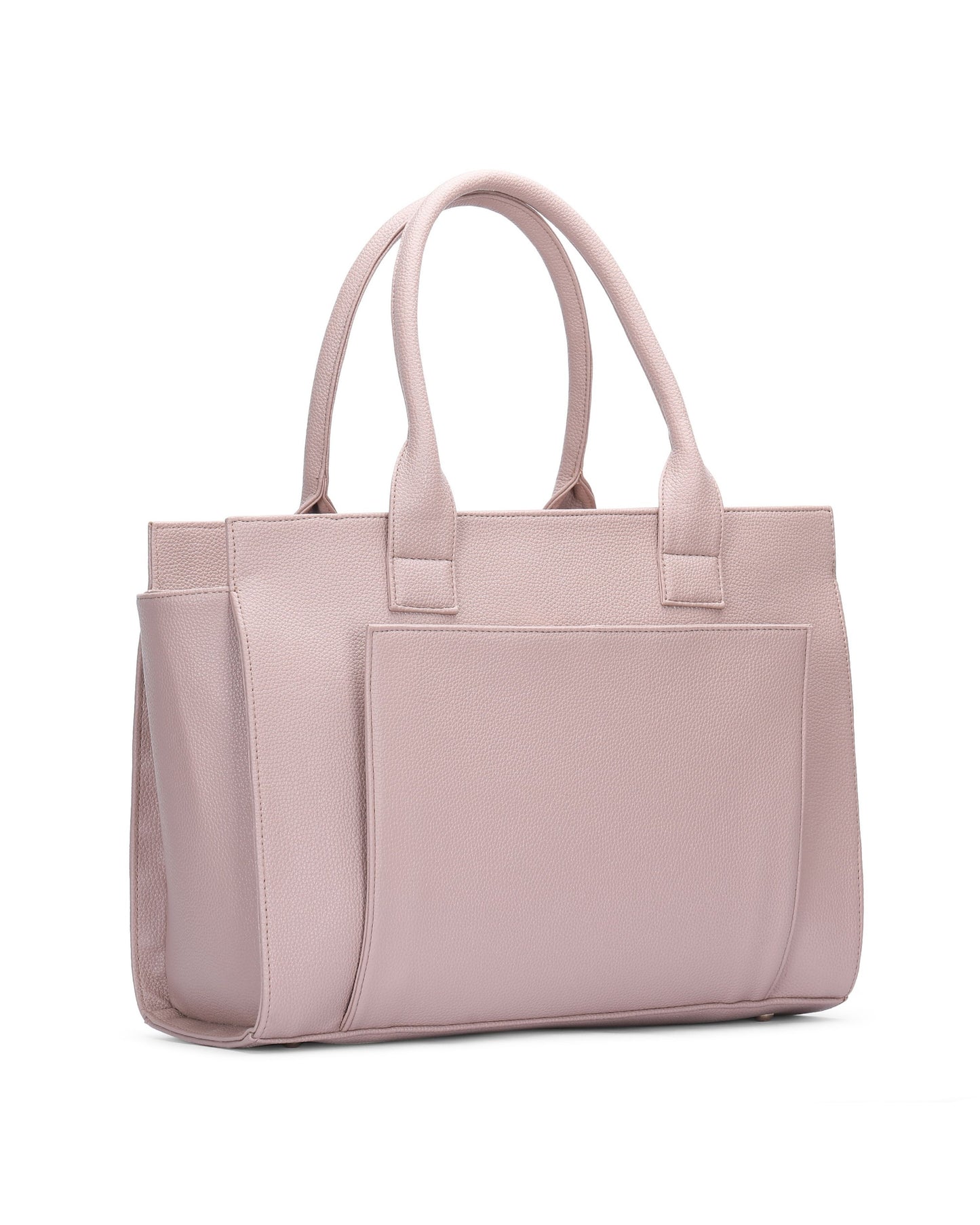 Personalized Elite Laptop Tote Bag - Nude Pink