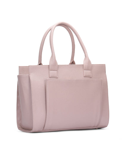Personalized Elite Laptop Tote Bag - Nude Pink