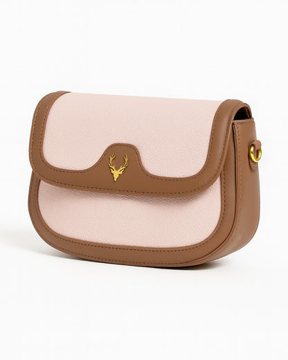 Deer 2 Compartment Sling Bag - Pink