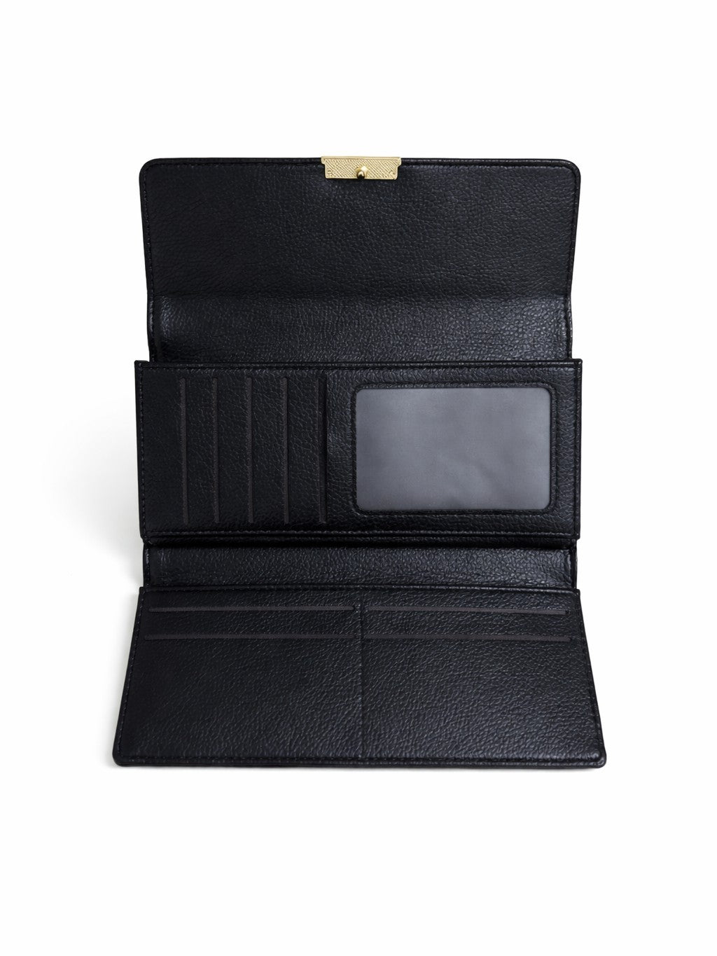 D Trifold Wallet - Black