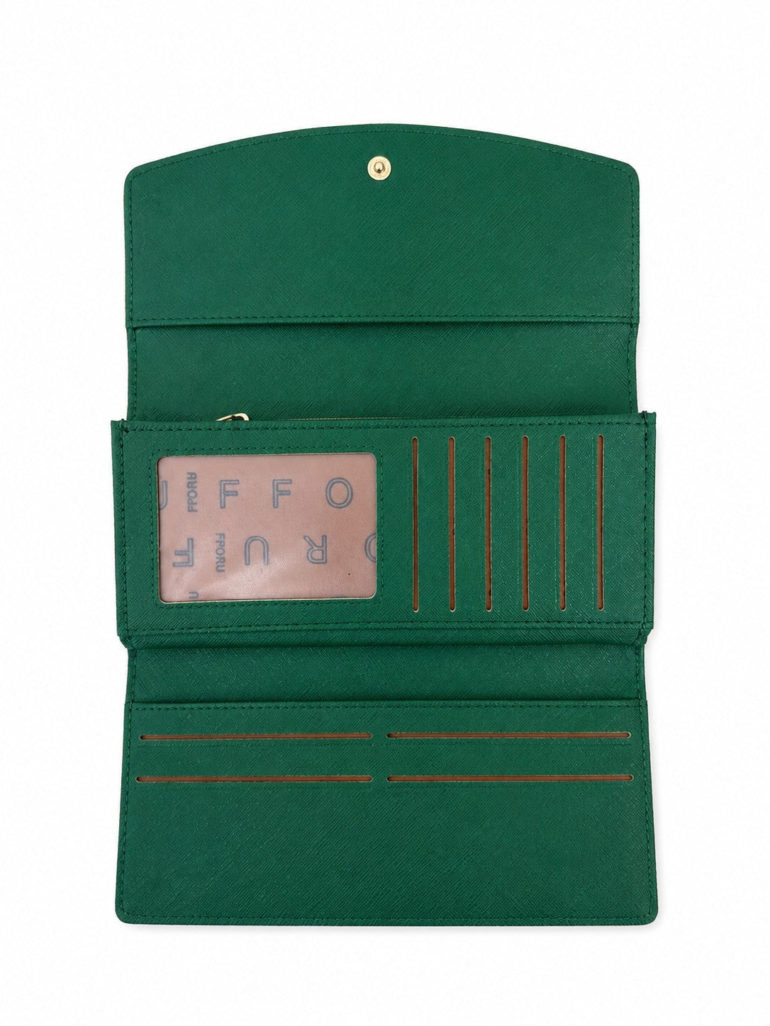 Emerald Green Big Trifold Wallet