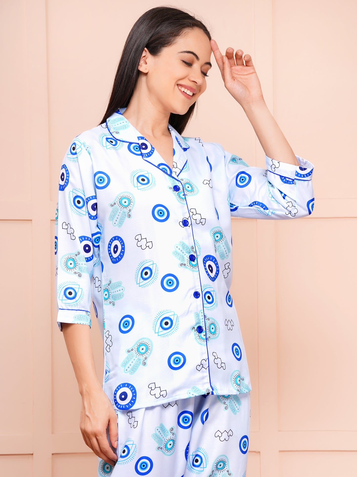 LIGHT EVIL EYE NIGHT SUIT