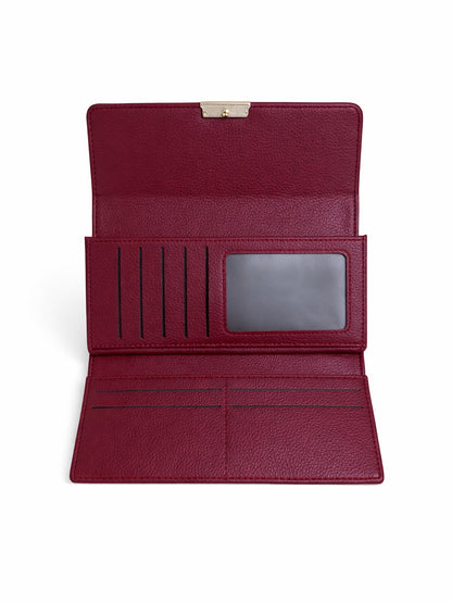 D Trifold Wallet - Red