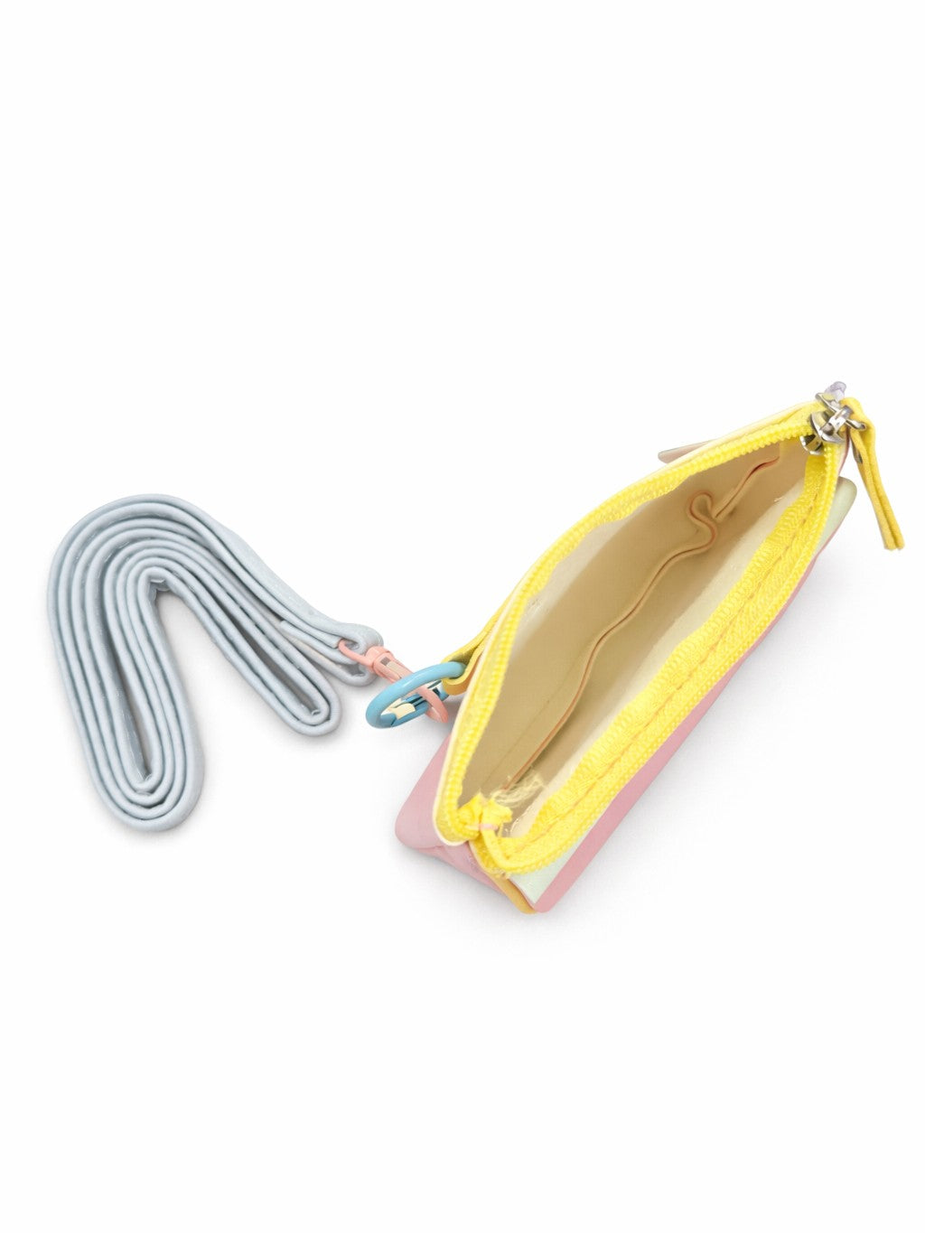 Pastel Pop Charm Mini Wallet - Pink