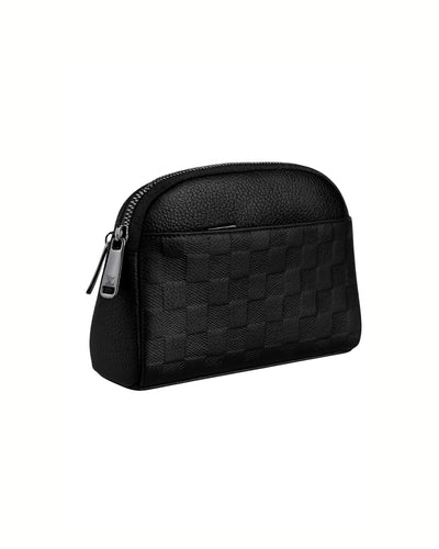 Black Checked Classic Sling Bag