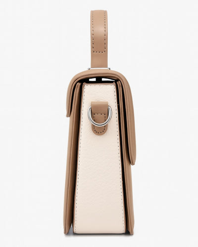 CarryMe Chic 3 Compartment Sling Bag - White