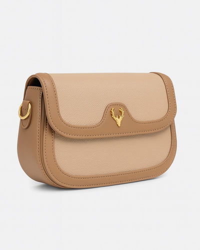 Deer 2 Compartment Sling Bag - Khaki