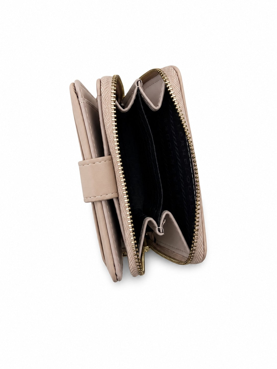Compact PL Twofold wallet - Beige