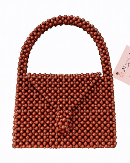 Square Pearl Hand Bag