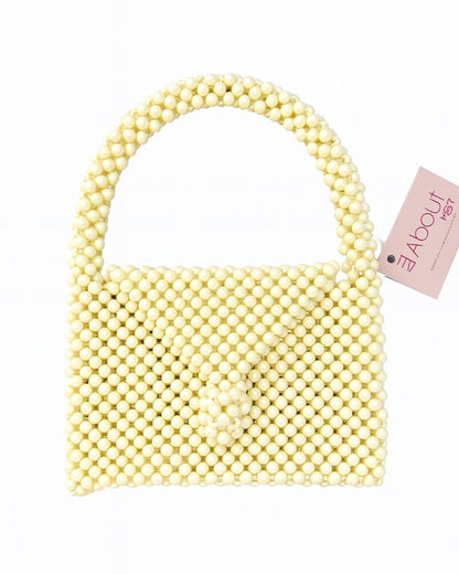 Square Pearl Hand Bag