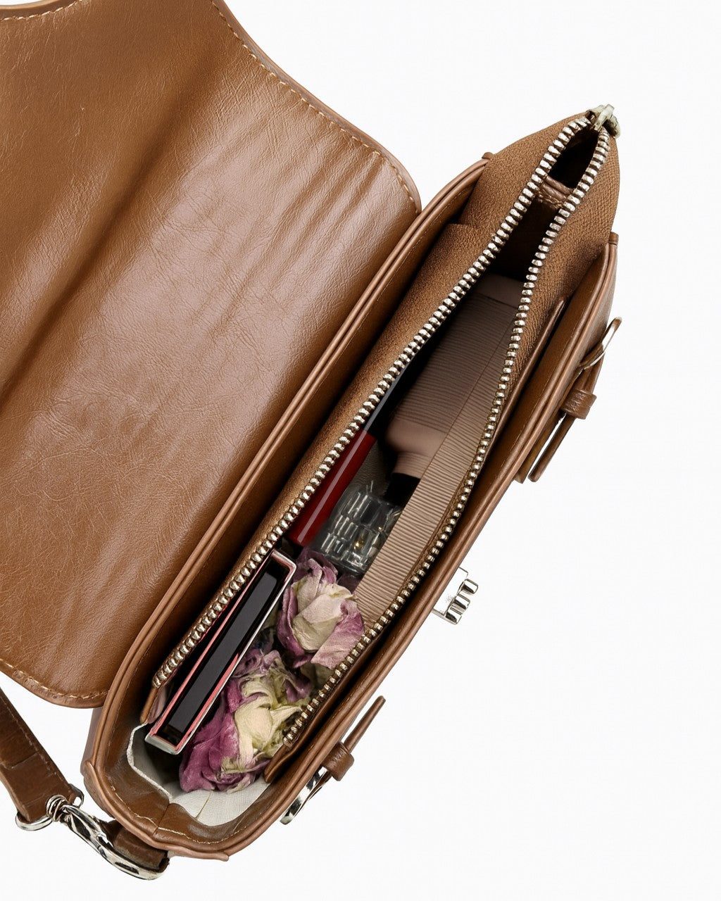 Retro Solid Shoulder + Sling Bag