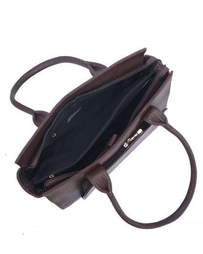 Elite Laptop Tote Bag - Brown
