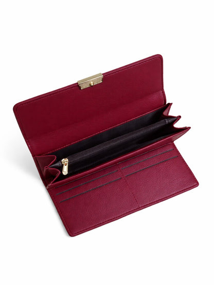 D Trifold Wallet - Red