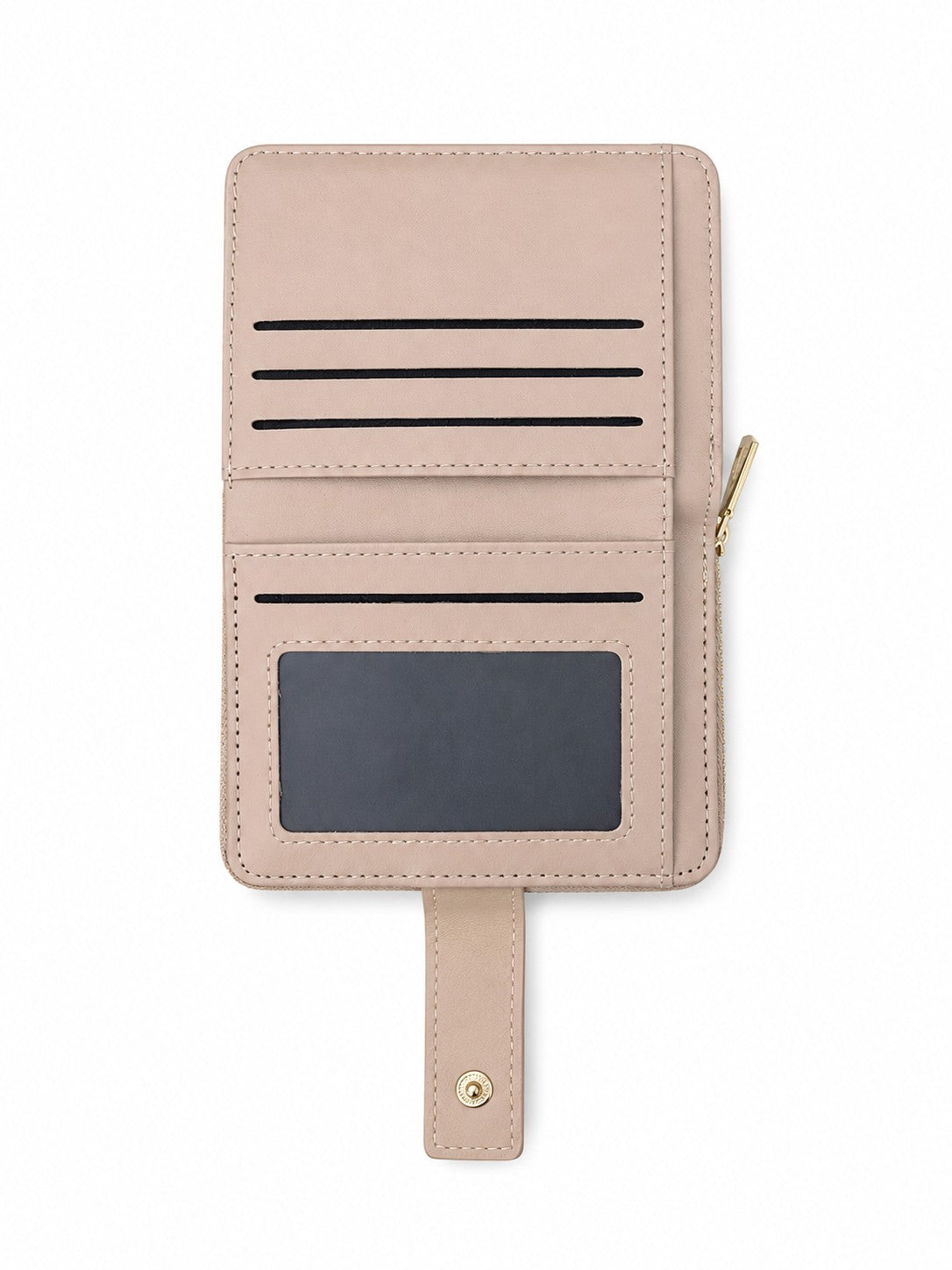 Compact PL Twofold wallet - Beige