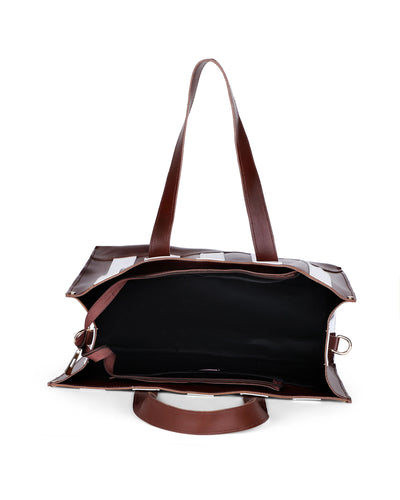 The Expansion Tote Bag - Brown