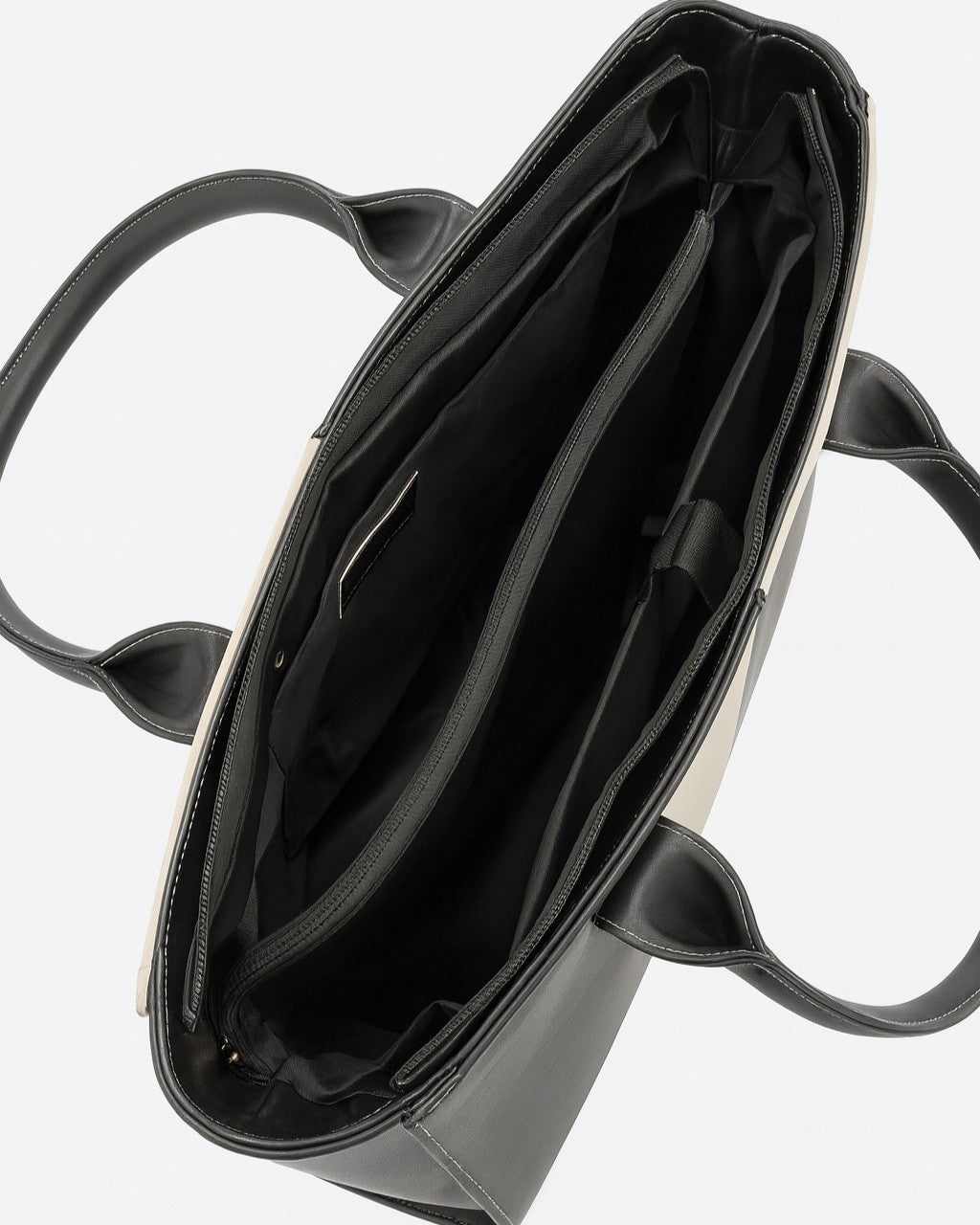 Modern Luxe Laptop Tote Bag - Black