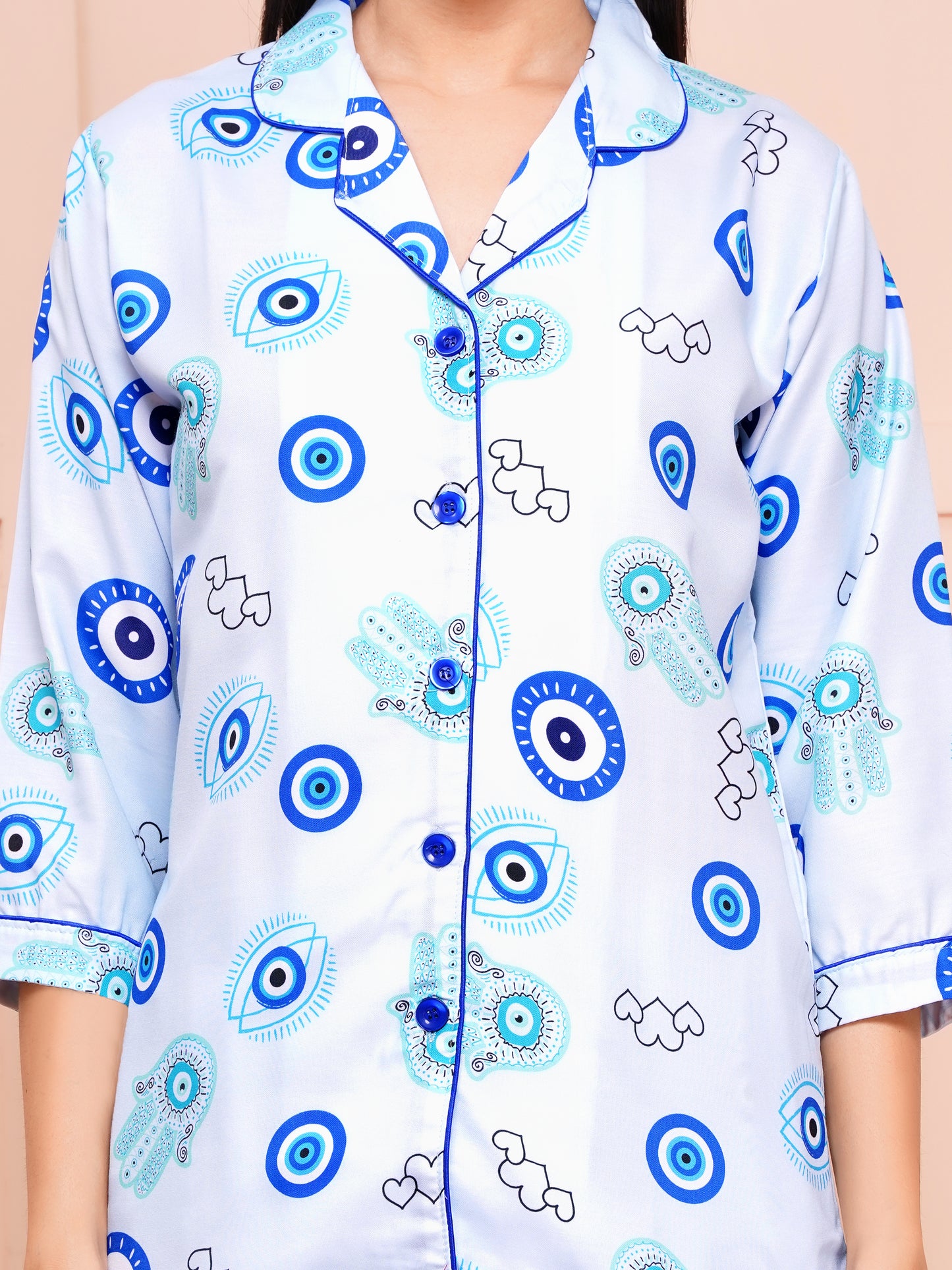 LIGHT EVIL EYE NIGHT SUIT