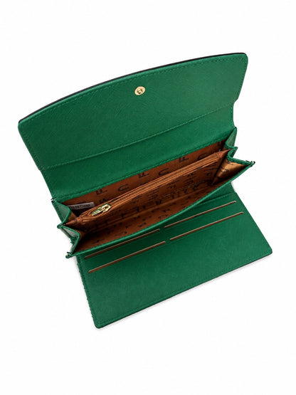 Emerald Green Big Trifold Wallet