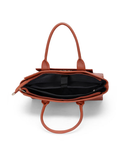 Elite Laptop Tote Bag - Tan