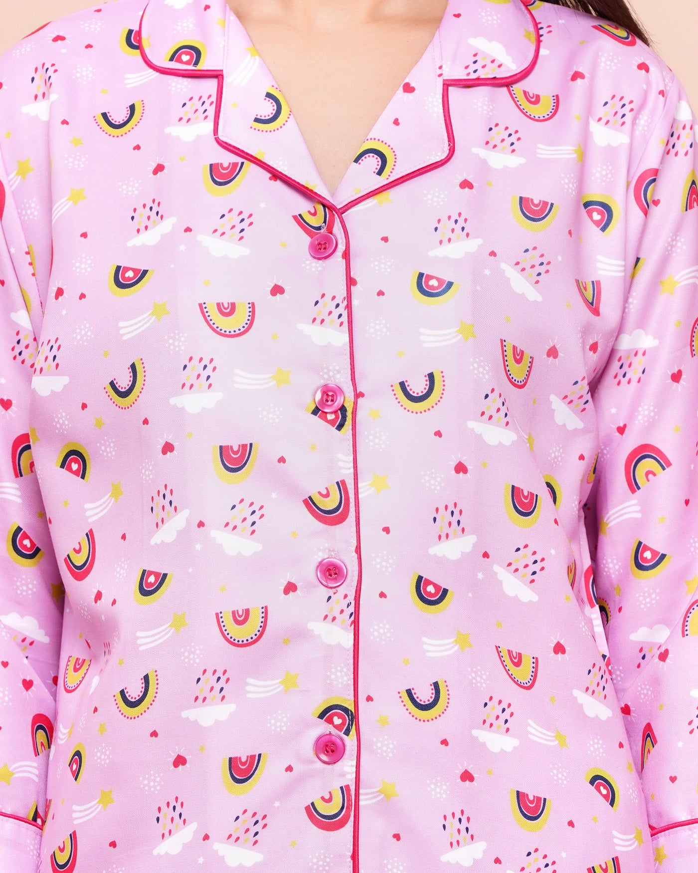 RAINBOW PRINT NIGHT SUIT
