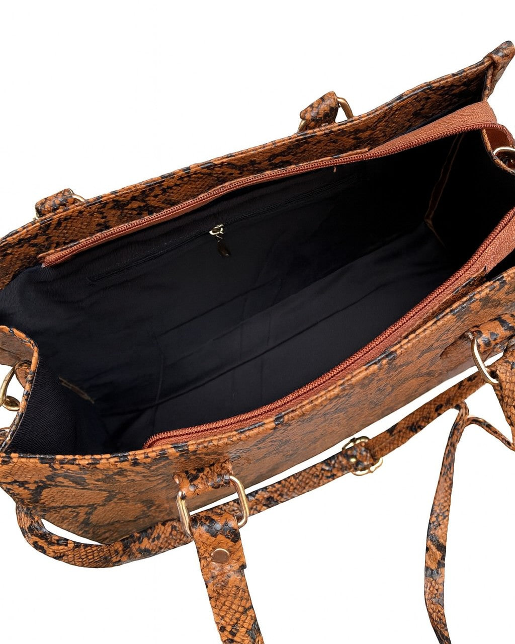 Snake Print Tote Bag